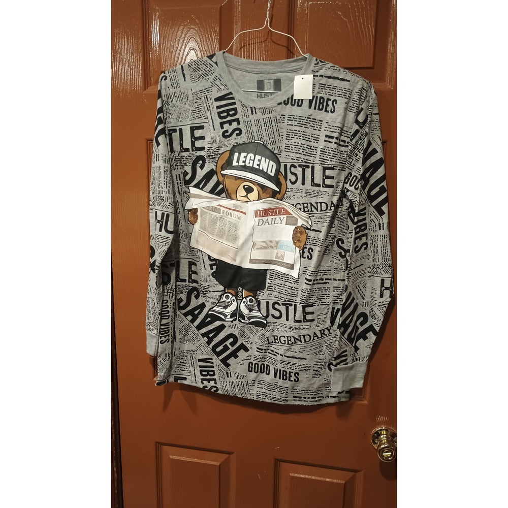 Bailey Apparel Graphic Tee Bundle Men M Gray Multicolor Excellent Streetwear